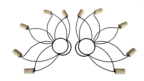 Lotus Fire Fans Pair - Made with Kevlar Aramid