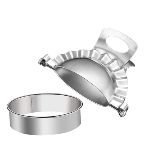 Amosfun 2Pcs Dumpling Molds DIY Dumpling Wrapper Tool for Home Cooking for Ravioli Empanadas and More Food Grade Safety Kitchen Gadgets