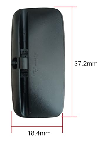 2 x Spiegel Außenspiegel Rückspiegel Seitenspiegel Universal 37.2cm x 18.4cm für Transporter LKW PKW Traktor Bagger Links Rechts