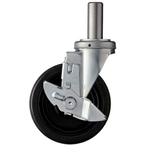 �n���}�[�L���X�^�[(Hammer Caster) �����ݎ� ���� �S���ԗ� [�i�C�����z�C�[���E�{�[���x�A�����O] 150mm �X�g�b�p�[�t 413SK-CHR150