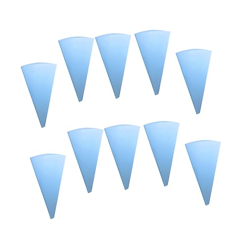 OFFSCH 10pcs Reusable Eva Piping Bags for Cake Decorating Flexible Icing Bags with Textured Grip for DIY Pastry and Desserts