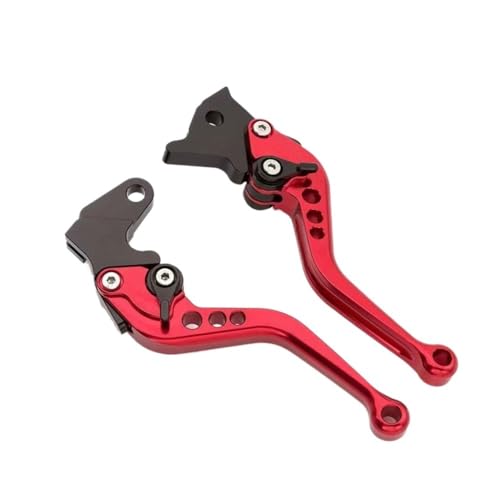 Leviers de frein à tambour HP2 aluminium rouge réglables contre le jeu