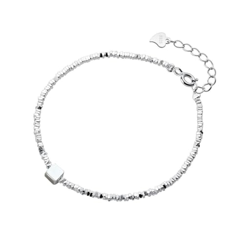 Bracelet perles cubiques MOCHAMIK ajustable pour poignets fins