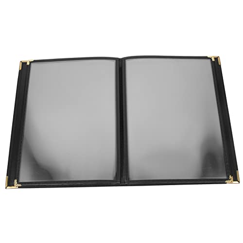 Cabilock PVC Menu Cover Holders for Tables Restaurant Menu Covers Stain Resistant