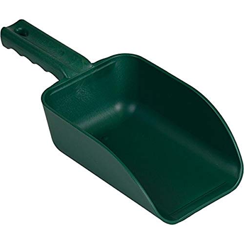 Remco 6400MD2 Green Polypropylene MD Metal Detectable Hand Scoop, 32 oz.