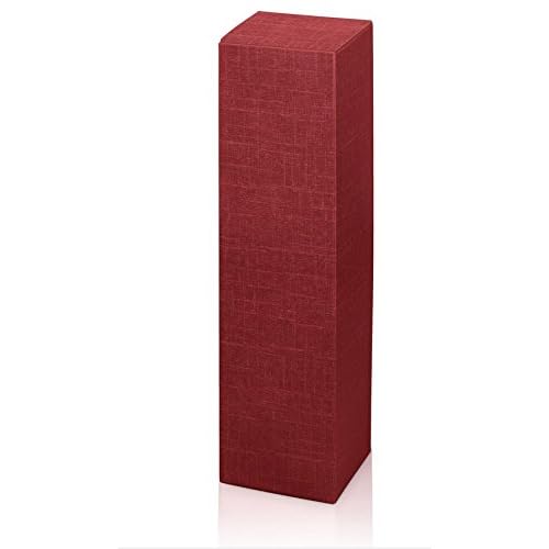 10 Stück Weinkarton, Weinverpackung, Flaschenkarton -Fineline Bordeaux Faltschachtel für Eine Flasche Wein/Sekt (Bordeaux)