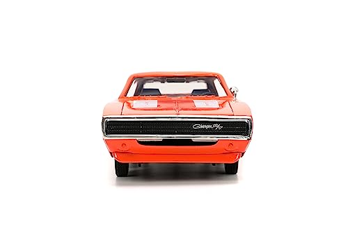 Big Time Muscle 1:24 1968 Dodge Charger Die-Cast Car miniatura 3