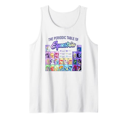 My Little Pony débardeur sans manches Periodic Table imprimé adulte