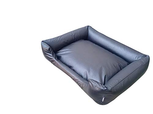 Cama de Cachorro Impermeável GG Preta