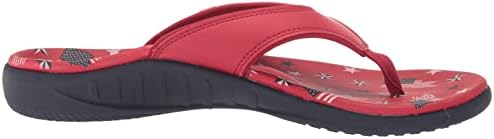 Spenco Women's Support Flip-Flop, Red, 10 Wide | Image 5