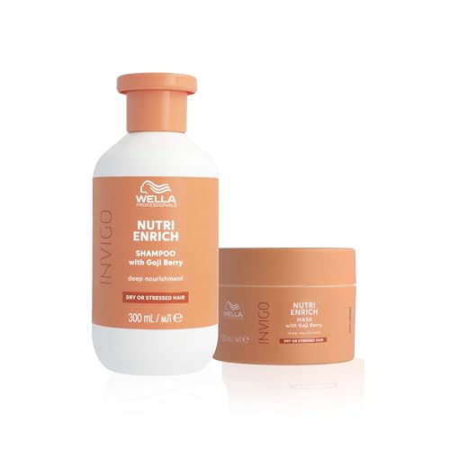 Wella Professionals Pack Invigo Nutri Enrich, Nutrición e Hidratación Profunda, Champú (300ml) + Mascarilla (150ml)