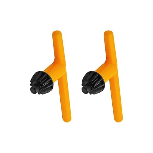 pson 2Pcs Chuck Key, 6mm Top Insert Head Diameter 12 Teeth for 1.5-13mm Drill Chuck