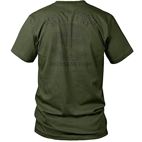 Harley-Davidson Military, Exclusive Overseas Tour, Men's Licensed H-D Brand T-Shirt, Military Honor2