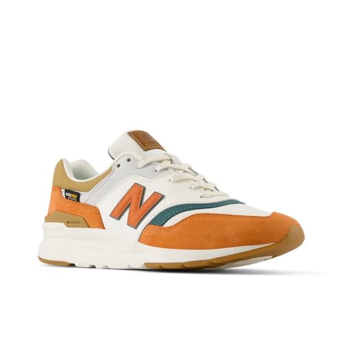 New Balance Men's 997H V1 Sneaker, Sea Salt/Infield Clay/New Spruce, 44