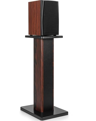 Support enceinte bois 60 cm OUUTMEE pour home cinéma