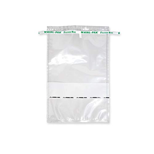 Nasco Whirl-Pak B01348WA Filter Bag for Homogenizer Blender, 23 cm Length x 15 cm Width, 710 mL Capacity (Pack of 250)