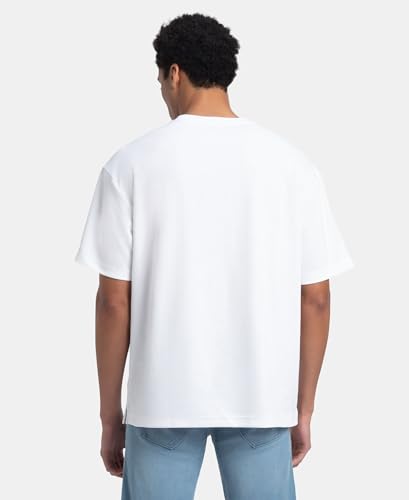 Image of Jockey UM23 Men Super Combed Cotton Blend Oversized T-Shirt with StayFresh Treatment