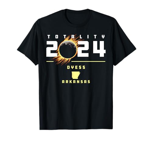 Dyess Arkansas 2024 Total Solar Eclipse T-Shirt