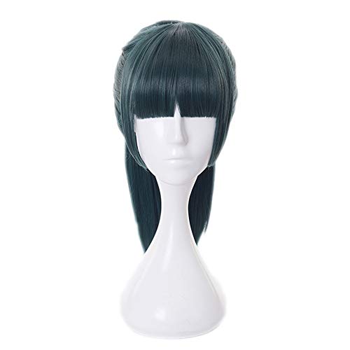 Anime Cosplay Wig, Jujutsu Kaisen Wig, with Free Wig Cap, for Halloween, Party, Carnival, Nightlife, Concerts, Weddings (Maki Zenin Wig)