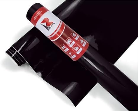 3M 2080 Series G12 Gloss Black - 5ft x 1ft - 5sq ft - Dual Cast Thick Vinyl Car Wrapping Film - Bubble Free Vehicle Sheet Roll