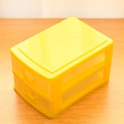 UBERSWEET Light YellowDrawer Office Table Desktop Debris Cosmetic Drawer Holder Hogard