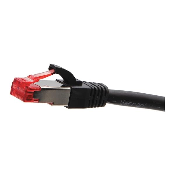 Cable Patch Cord Cat6a 100 ft Negro Profesional miniatura 2