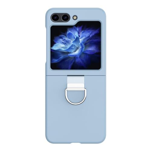 Étui pour Samsung Z Flip 3 coque acrylique dur antichoc avec anneau