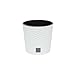 Produktbild Prosperplast Pflanzkübel inkl. Einsatz D 20,5 cm Rattan-Optik Weiss Blumentopf Rato Serie