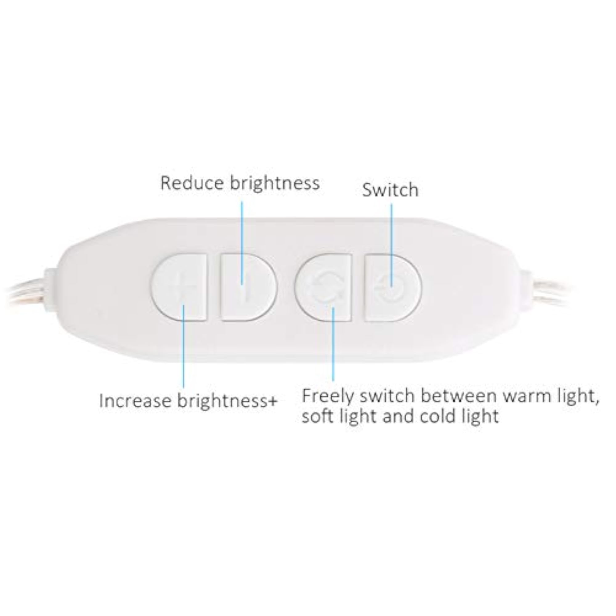 USB Dimmable LED Vanity Mirror Lights, Practical Design