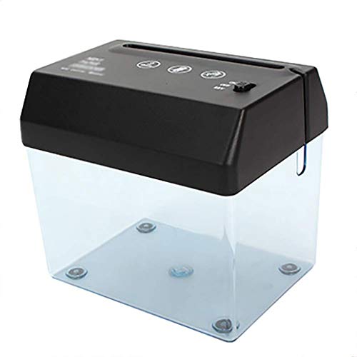 Mini destructeur de documents électrique petit broyeur papier portable bureau