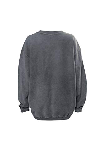 Chicka-D Ncaa Texas Tech Red Raiders Womens Corded Crew Pullover, Charcoal, Large (443_Nc_Ca) #TOP2