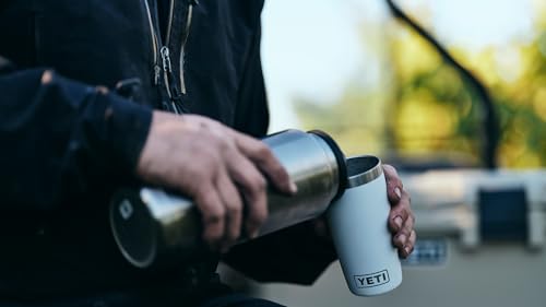Image of YETI Rambler Tumbler, Vaccum Insulated Stainless Steel Tumbler with Magslider Lid, Cherry Blossom, 10 oz (295 ml)