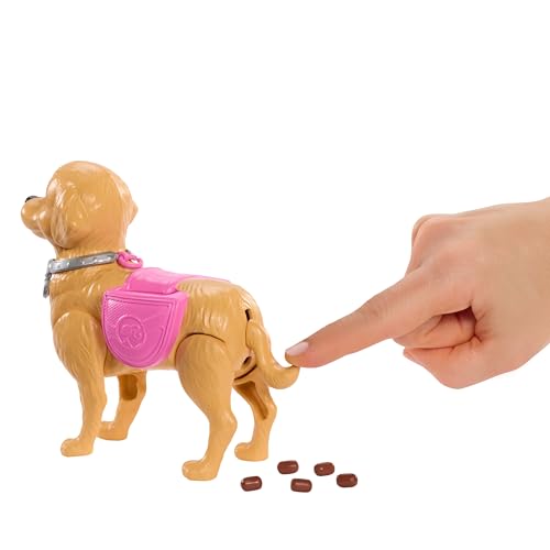 Barbie Walk & Potty enseña a cuidar mascotas con perrito que hace necesidades 7