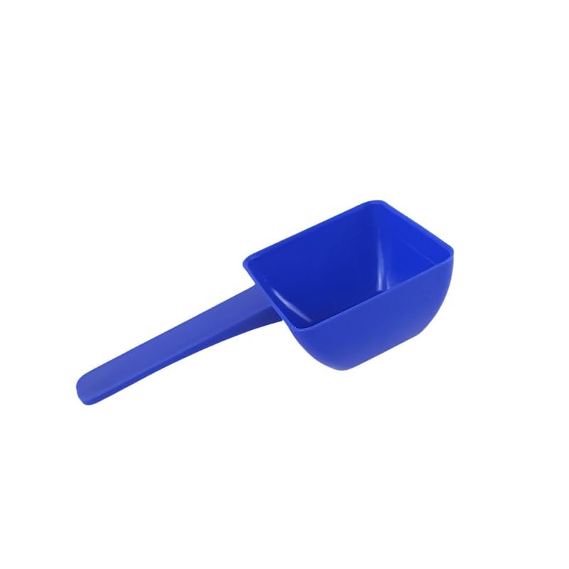 Rightpak 30ml 500 Pieces Blue Measuring Dosing Spoons, Resuable Handles Plastic Scoops | Ideal for Liquids, Powders, Granules, Spices, Home, Kitchen, Catering, Healthcare, Fitness