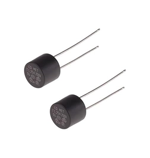 T5A 250V Capacitive Cylindrical fuse Miniature Slow Blow Micro Fuse - Pack Of 2-image-32