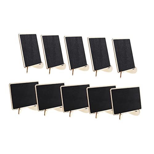 Veemoon 15Pcs Mini Chalkboard for Table Signs Chalkboards for Weddings Parties and Events Easy to Wipe Clean for Message Display and Place Cards