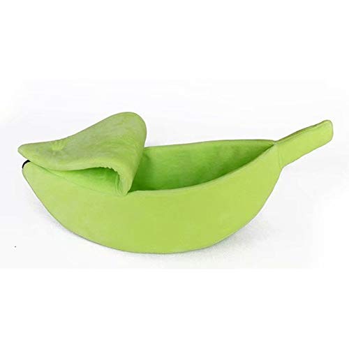 Lit chaud portable en forme de banane pour chien et chat en taille L