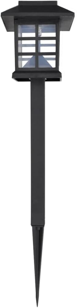 vidaXL Garden Lamp 12 pcs, Outdoor Light for Landscape Pathway Driveway Street Patio Yard, Solar Lamp with Spike, Spot Light Solar Powered