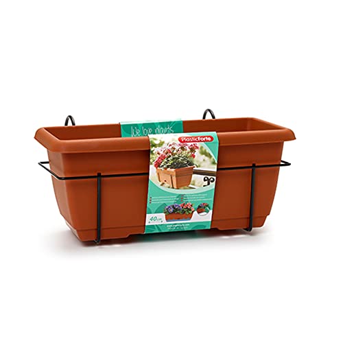 Plastic Forte Jardinera con Soporte 40 cm 11906