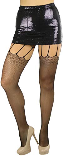 Image of ToBeInStyle Women's Suspender Pantyhose