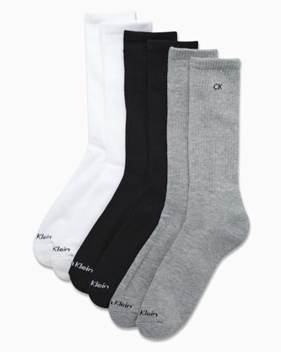 Calvin Klein mens Men Ckm 6pk Crew Basic4