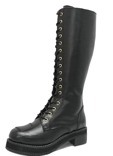 WILDWING バイク用ブーツ ブラック　レディース 22.5厚底 レディースバイク用ブーツ WILDWING ワイルドウイング