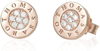 Thomas Sabo Women Stud Earrings Classic Pavé Zirconia 925 Sterling Silver H1820-416-14