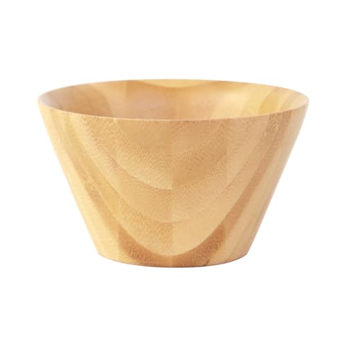 天然竹製 マルチボウル Mサイズ 汁椀 おしゃれ お椀 おわん スープボウル デザートボウル ナチュラル 軽い 軽量 竹 ボウル 味噌汁 椀 モダン 多用椀 お茶碗 北欧 カフェ風 かわいい お碗(台形ボウル)