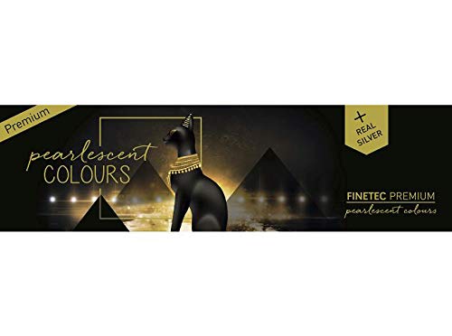 Boîte de peinture métallique Finetec F7001 avec 6 couleurs opaques - 5