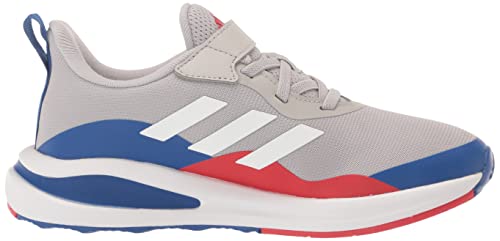 adidas Tênis de corrida unissex infantil Fortarun-2022, Cinza Two/Ftwr Branco/Team Royal Blue (Elást