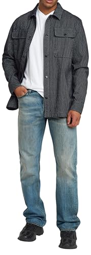 G-STAR Men's Dakota Regular Straight Jeans, Azul (Vintage Gold Digger D23691-d788-h117), 34W x 34L3