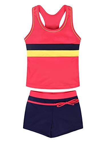 Kantenia Crianças Fato de Meninas Bebés Terno de Banho 2 Peça Boyshort Biquíni