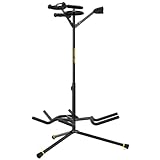 Monkey Loop Triple Prime - Soporte Universal para 3 Guitarras o Bajos - Soporte de Suelo para Guitarras Eléctricas, Acústicas y Bajos Eléctricos - Estructura Robusta - Ajustable en Altura y Plegable