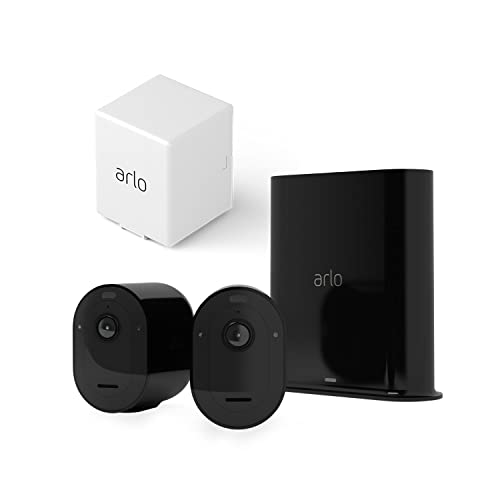 Arlo Pro3 Smart Home Überwachungskamera 2er Set und Zusatz-Akku...